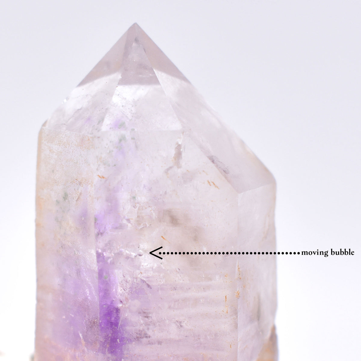 Brandberg Amethyst Enhydro Quartz Crystal