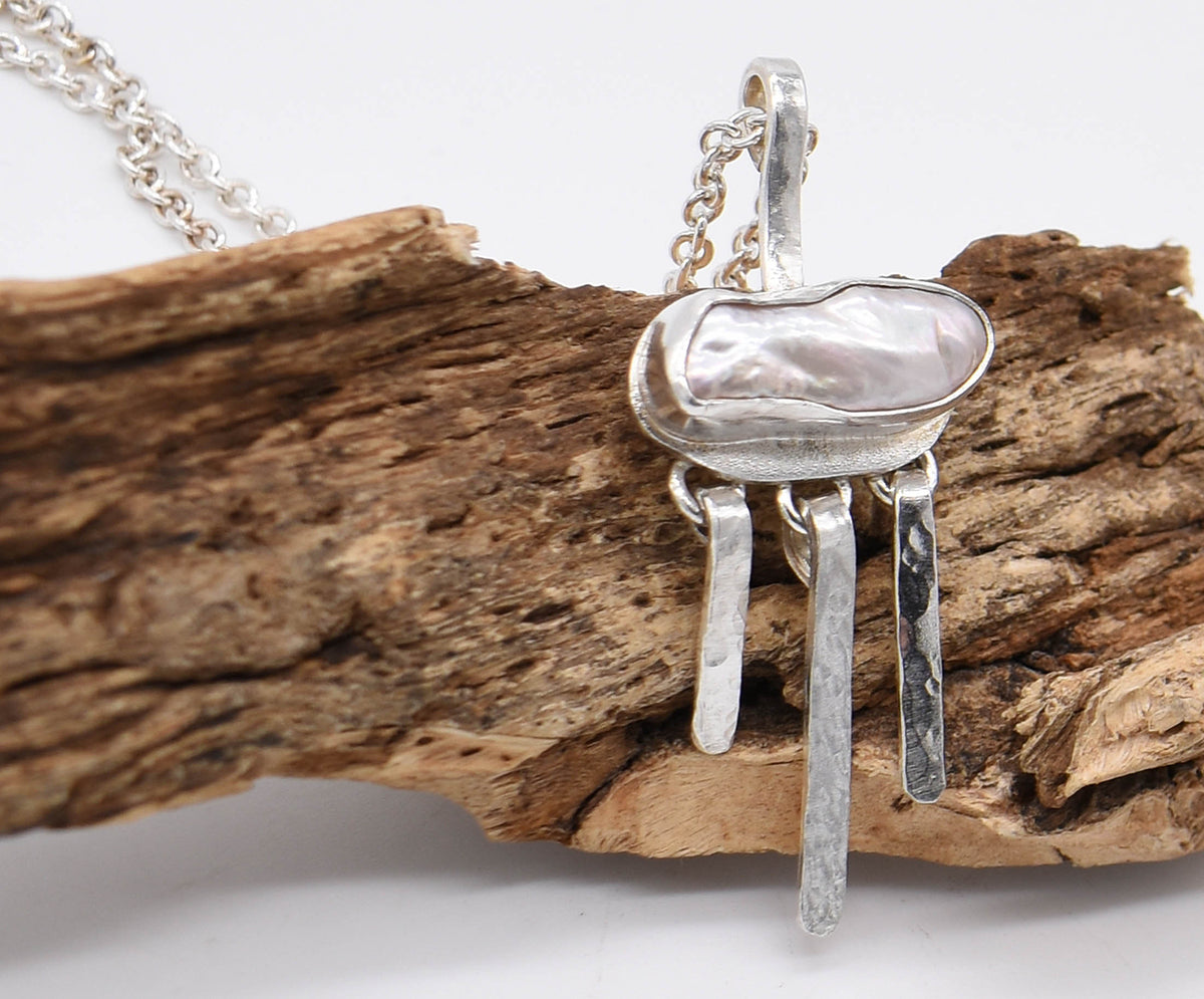 Pearl Sterling Silver Pendant