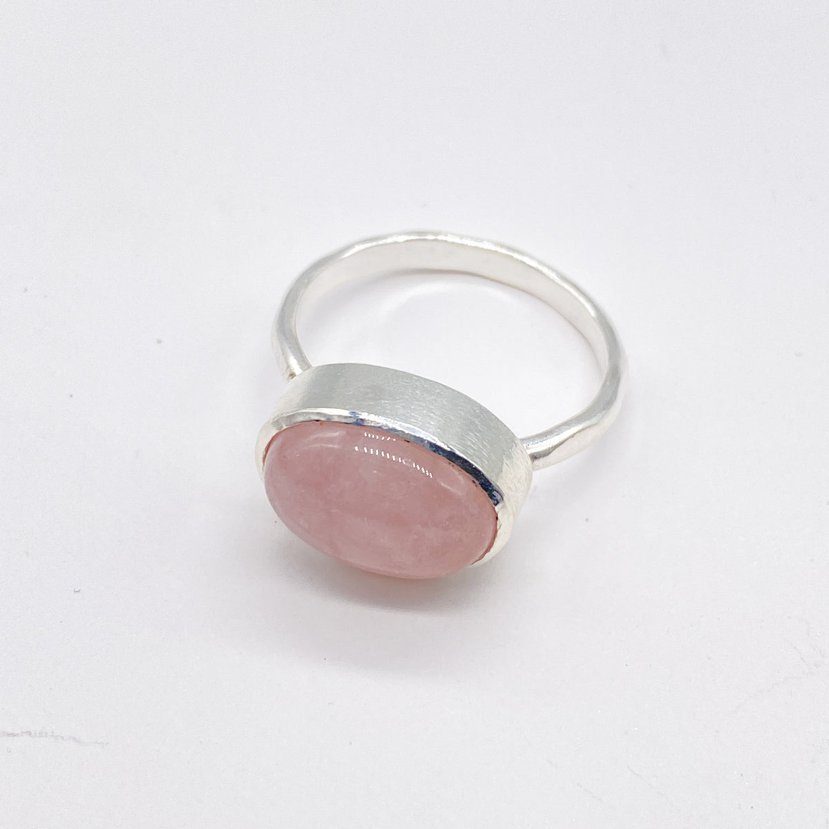 Morganite Sterling Silver Ring