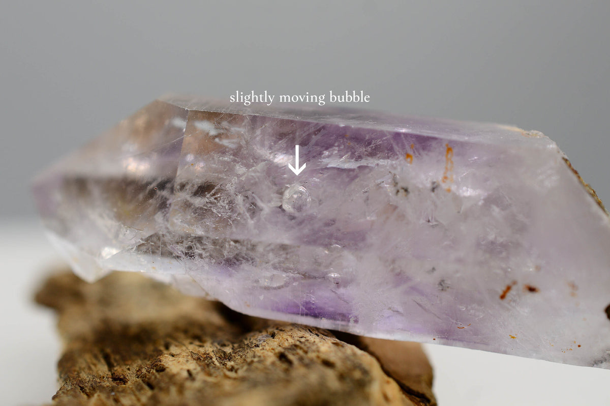 Brandberg Amethyst Flame Enhydro Crystal