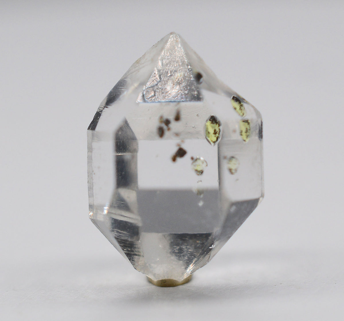 Golden Enhydro ~ Petroleum Quartz