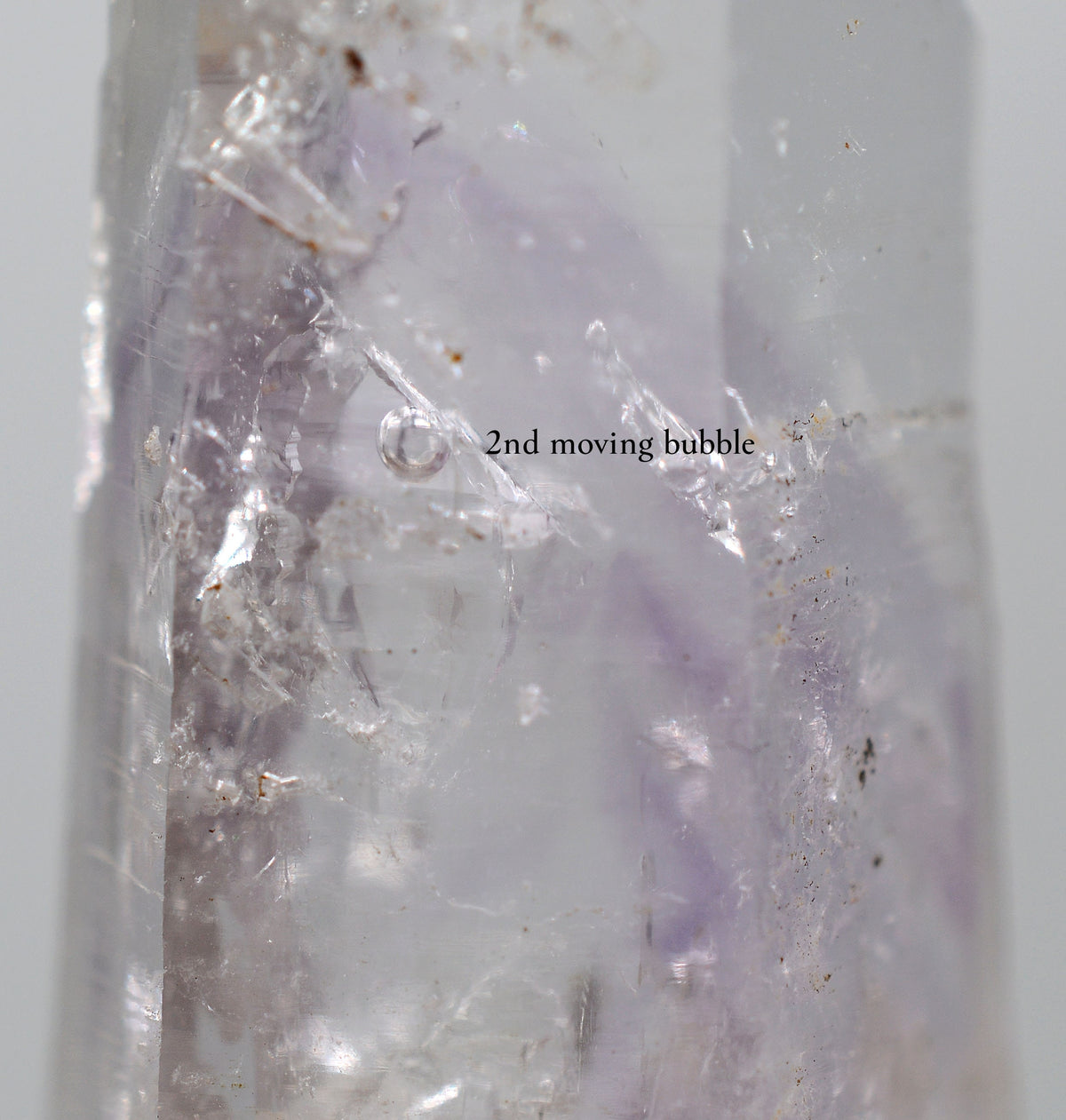 Brandberg Amethyst Enhydro Quartz Crystal
