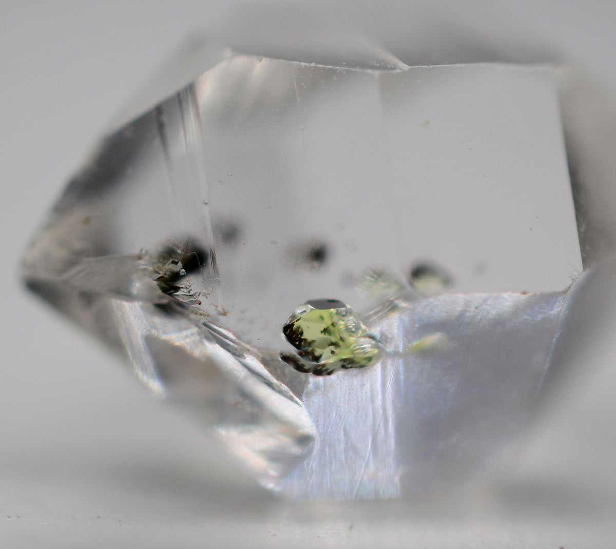 Golden Enhydro ~ Petroleum Quartz