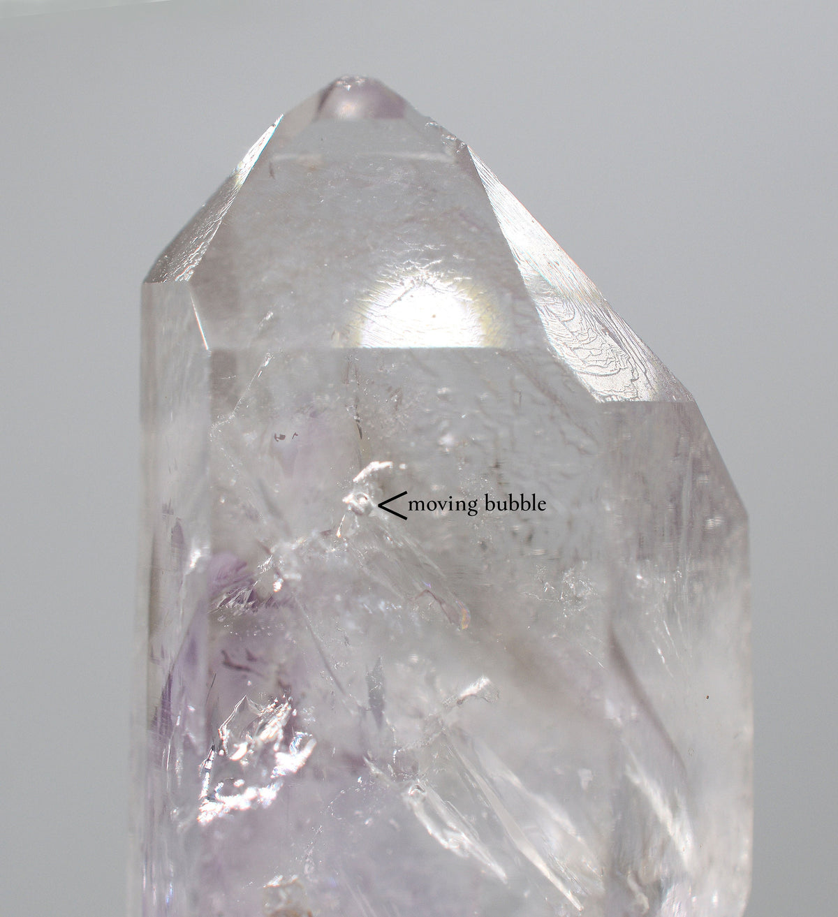 Brandberg Amethyst Enhydro Quartz Crystal