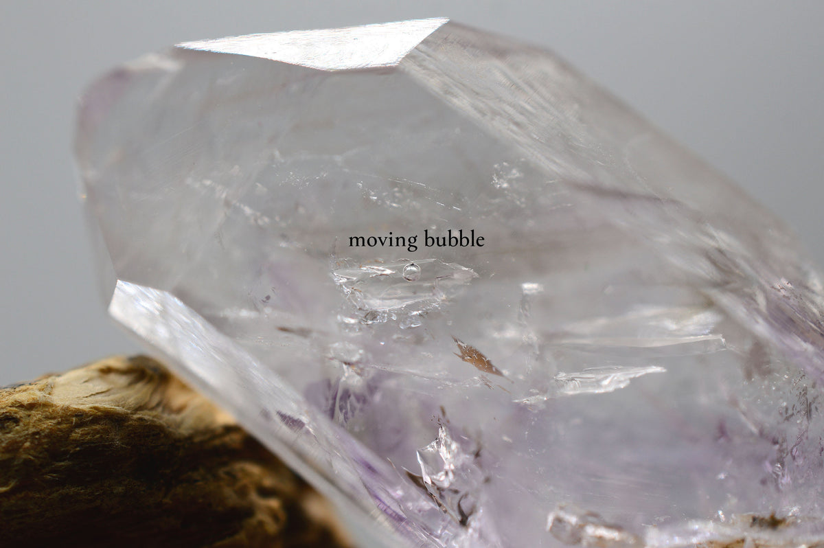 Brandberg Amethyst Enhydro Quartz Crystal