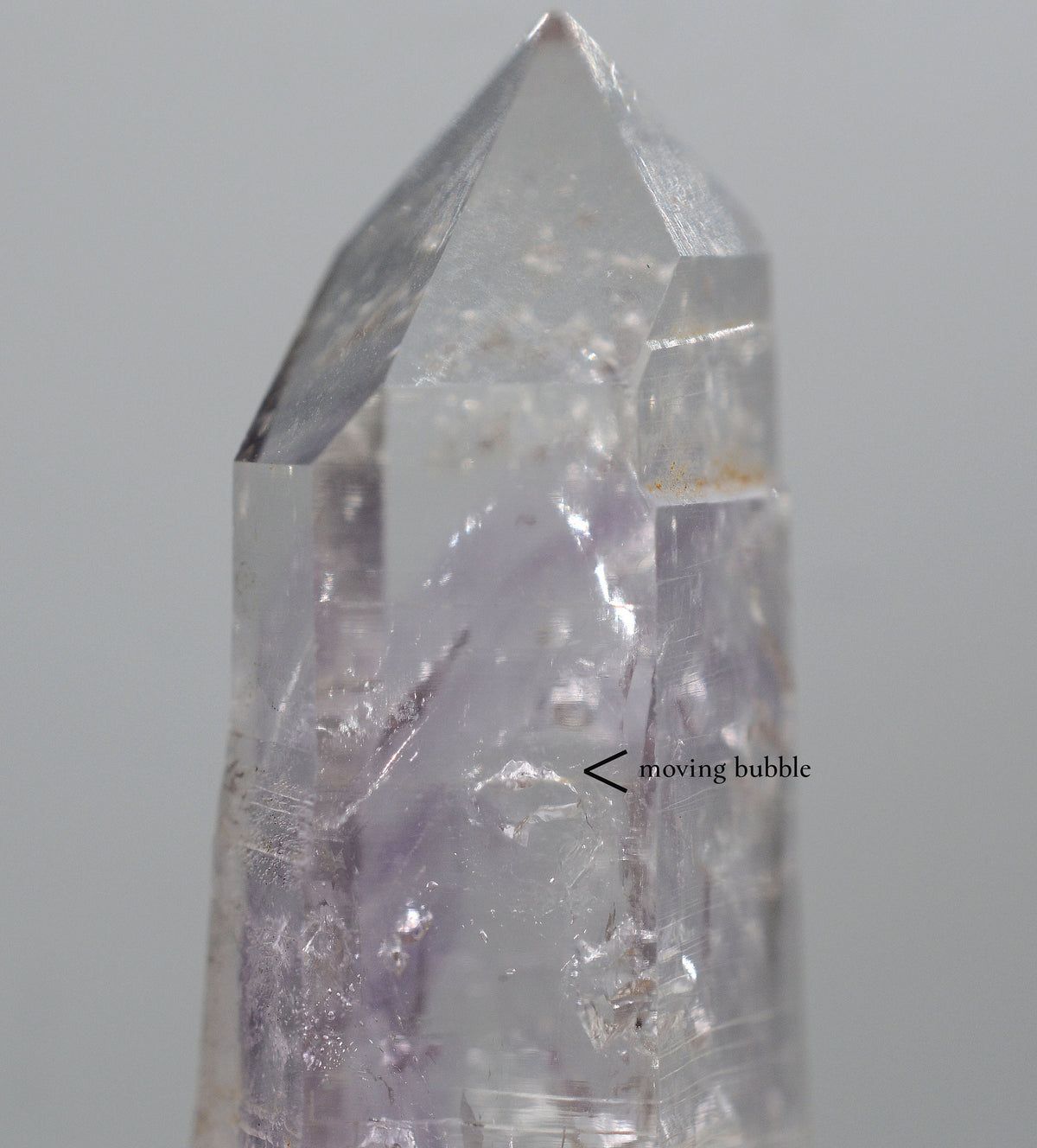Brandberg Amethyst Enhydro Quartz Crystal
