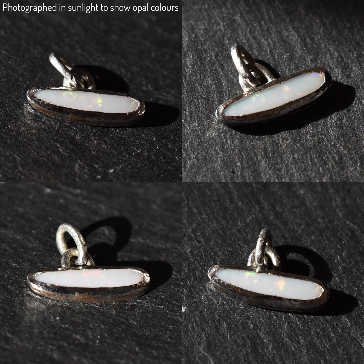 Handmade Silver Opal Pendant