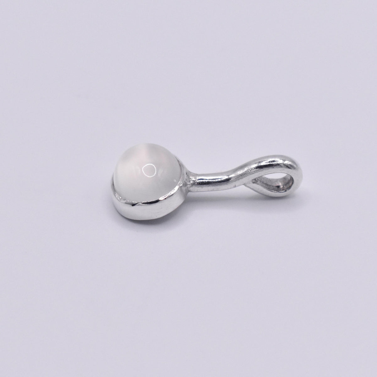 Handmade Cats Eye Moonstone Silver Pendant