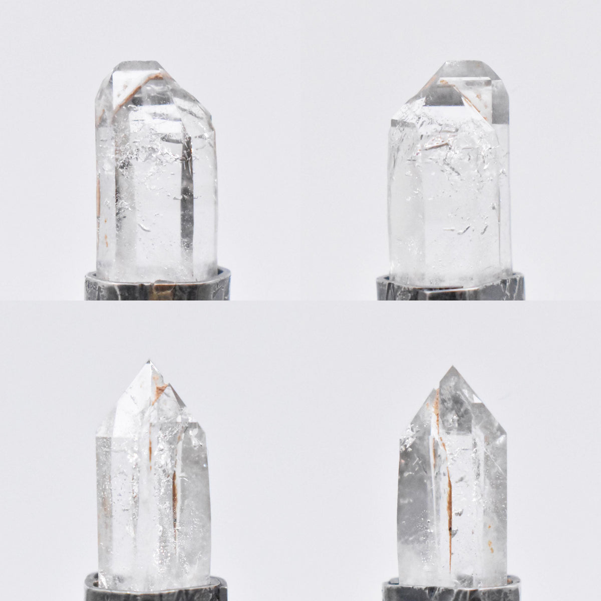 Handmade Brandberg Quartz Tantric Twin Silver Pendant