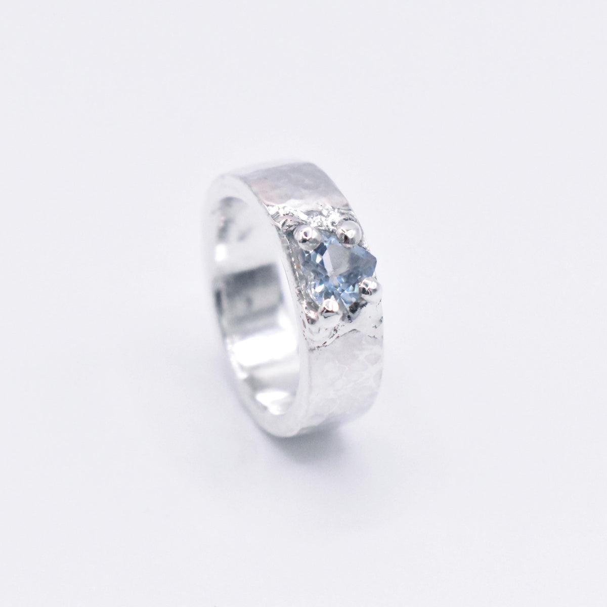 Sky Blue Topaz Sterling Silver Ring