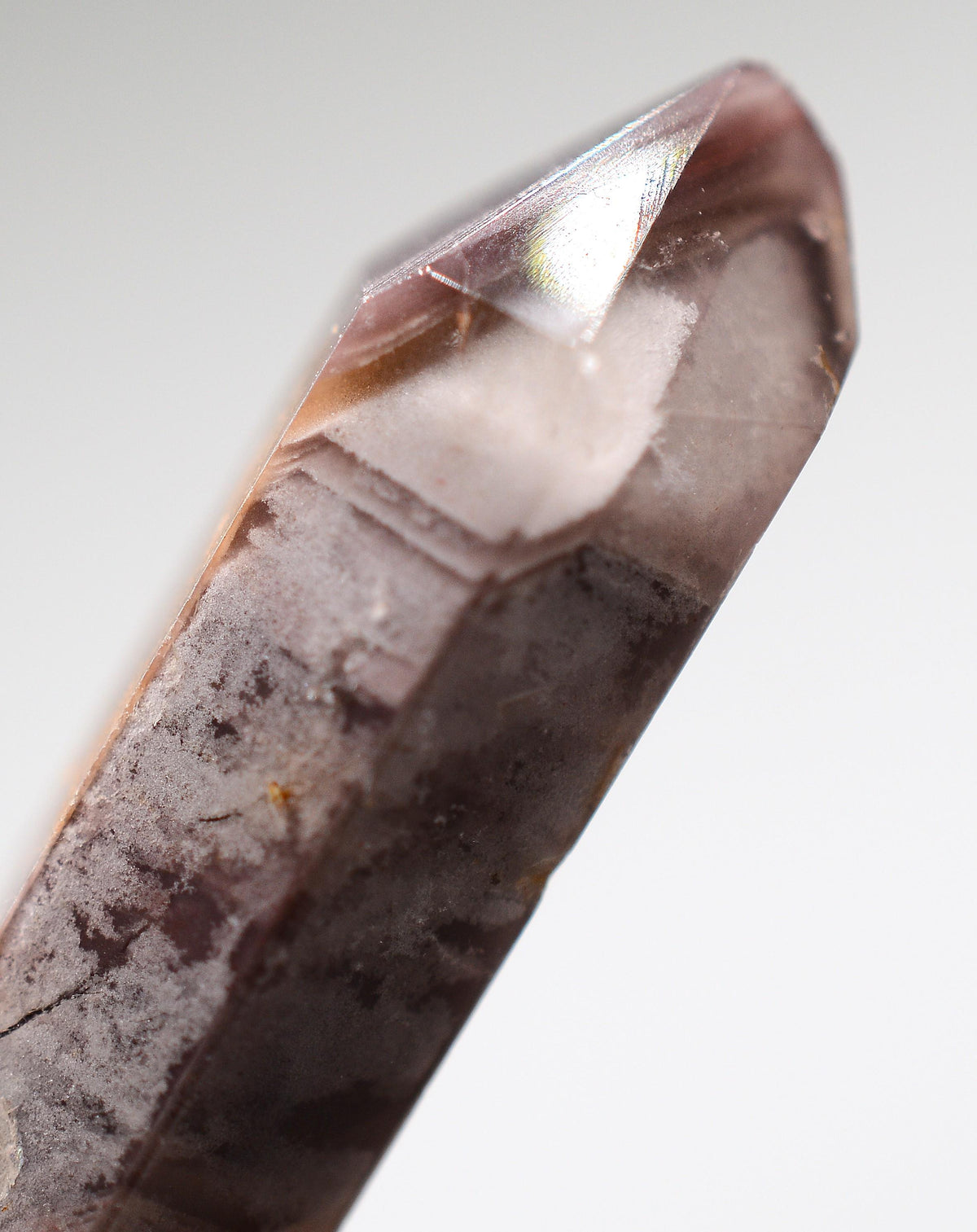 Lithium Phantom Quartz Silver Pendant