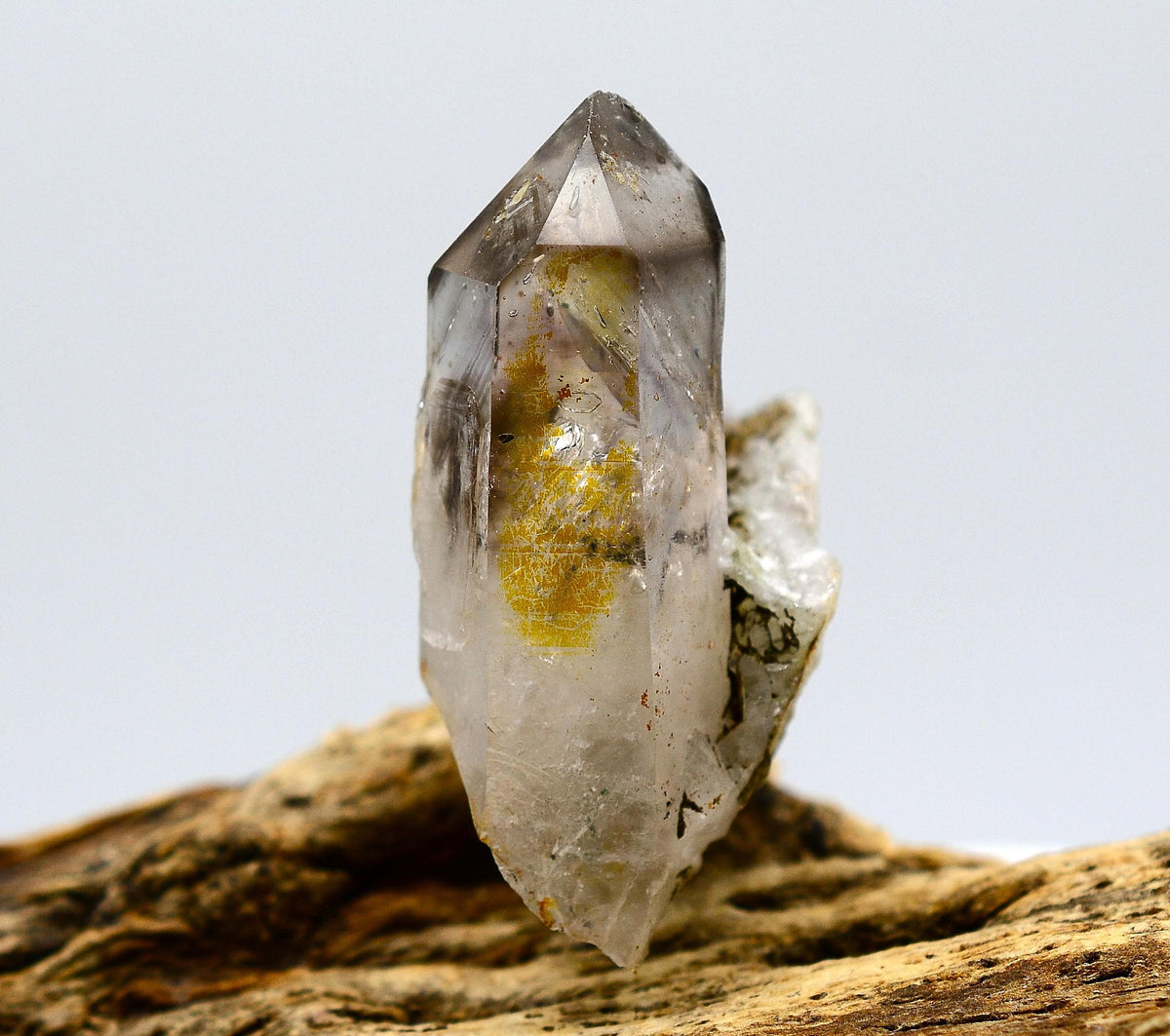 Brandberg Smoky Golden Healer Enhydro Window Crystal
