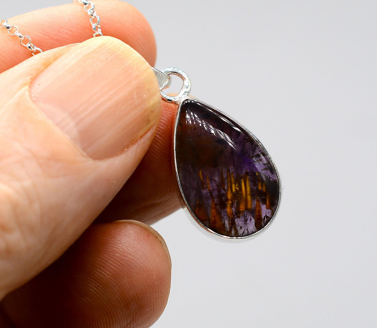 Super 7 Silver Pendant