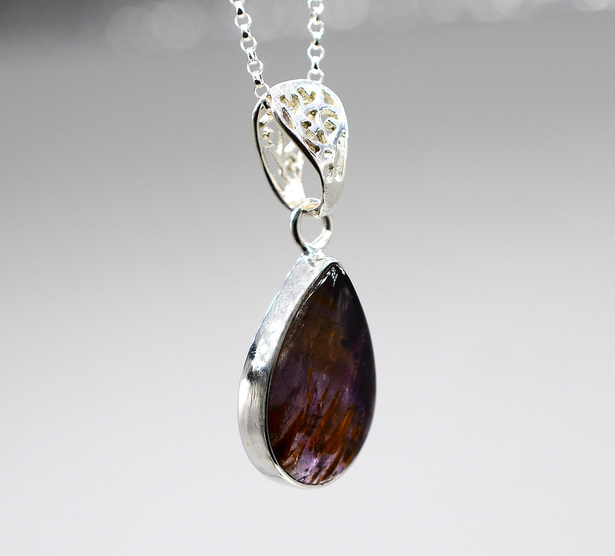 Super 7 Silver Pendant