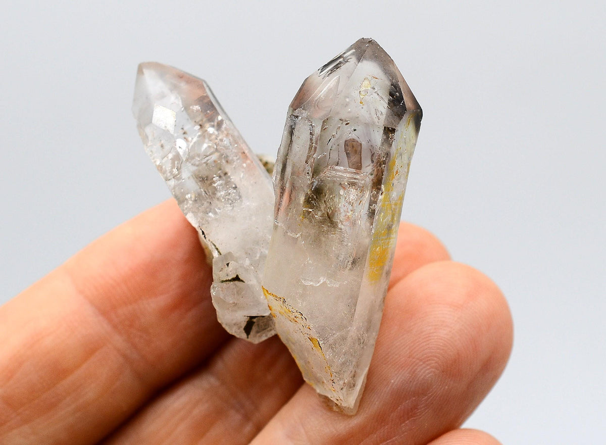 Brandberg Smoky Golden Healer Enhydro Window Crystal