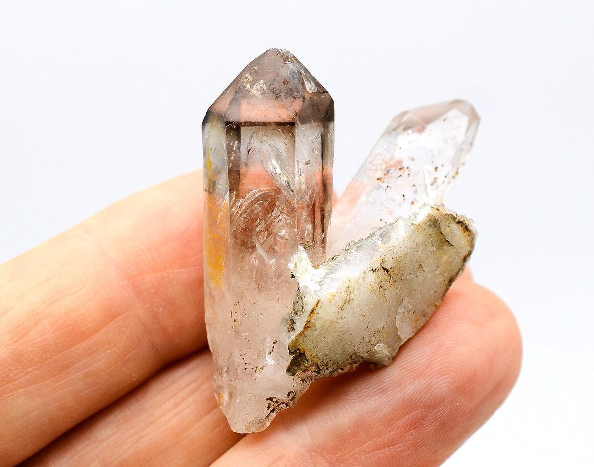 Brandberg Smoky Golden Healer Enhydro Window Crystal