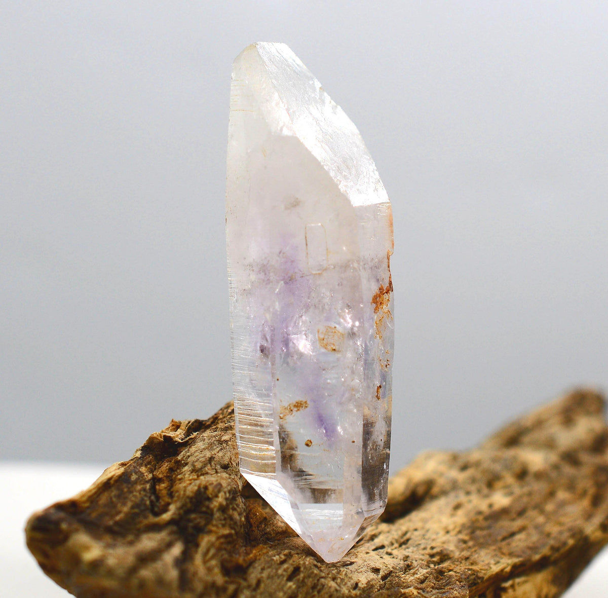 Brandberg Quartz Amethyst Flame Enhydro Crystal