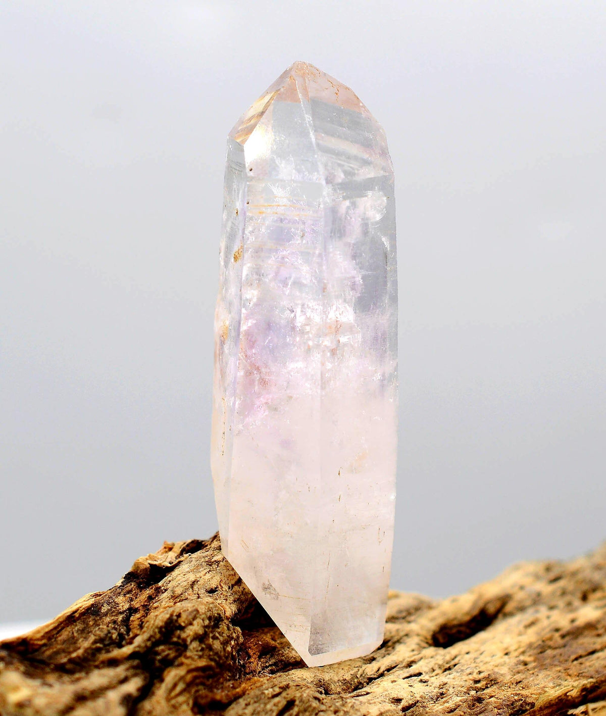 Brandberg Quartz Amethyst Flame Enhydro Crystal