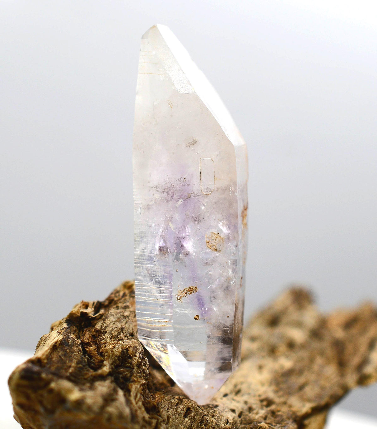 Brandberg Quartz Amethyst Flame Enhydro Crystal