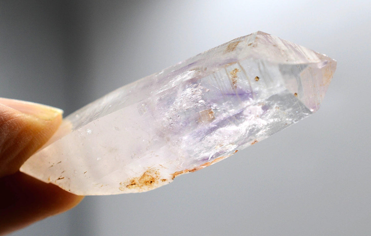 Brandberg Quartz Amethyst Flame Enhydro Crystal