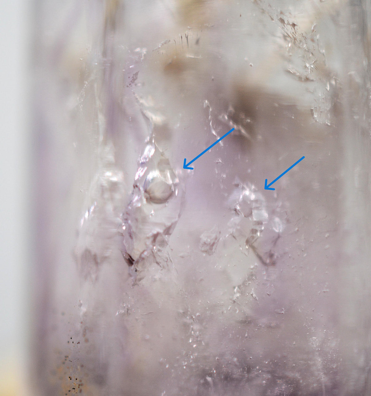 Brandberg Growth Interference Quartz Amethyst Phantom