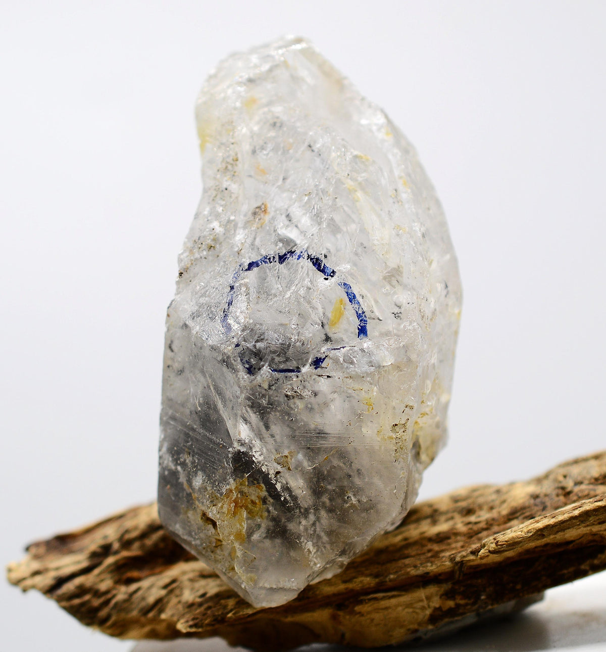 Tibetan Black Bubble Enhydro Self-Healed Rainbow Crystal
