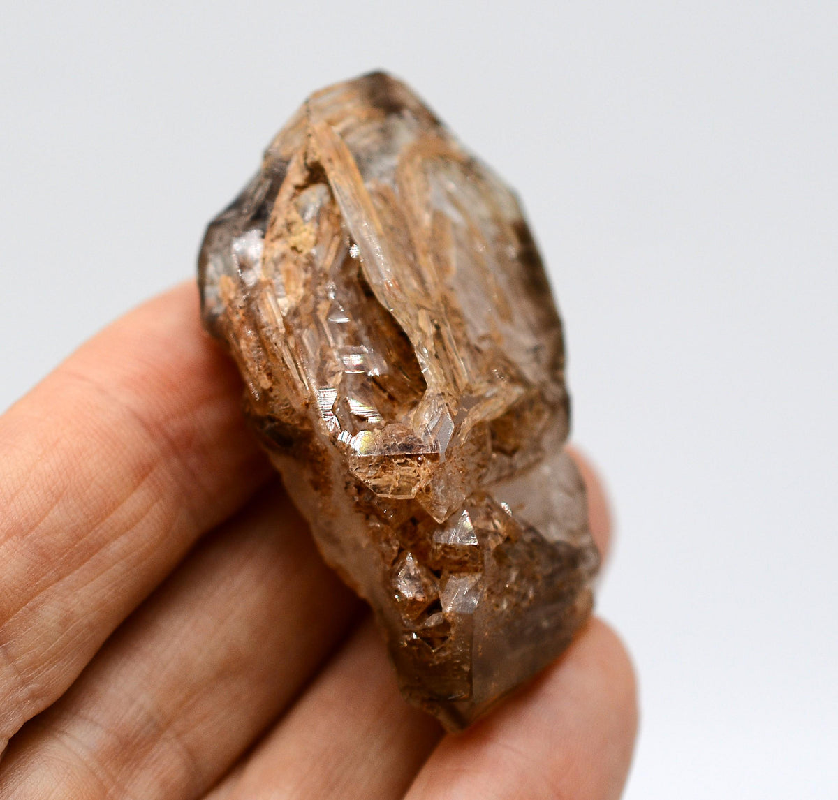 Omapeleki Brandberg Skeletal Black Phantom: Ethically Mined Quartz Crystal