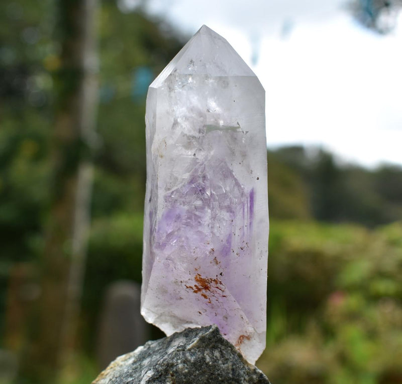 Brandberg Amethyst Flame Enhydro Quartz