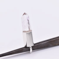 Handmade Brandberg Quartz Enhydro Silver Pendant