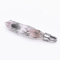 Handmade Super 7 Hammered Sterling Silver Pendant