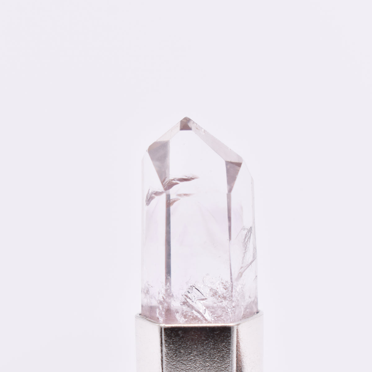 Handmade Brandberg Dow Quartz Sterling Silver Crystal Pendant