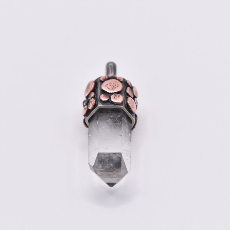 Handmade Brandberg Oxidised Sterling Silver and Copper Pendant
