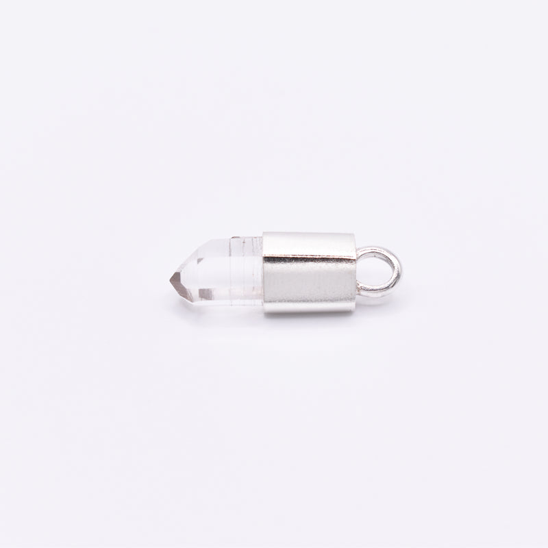 Handmade Brandberg Quartz Sterling Silver Pendant