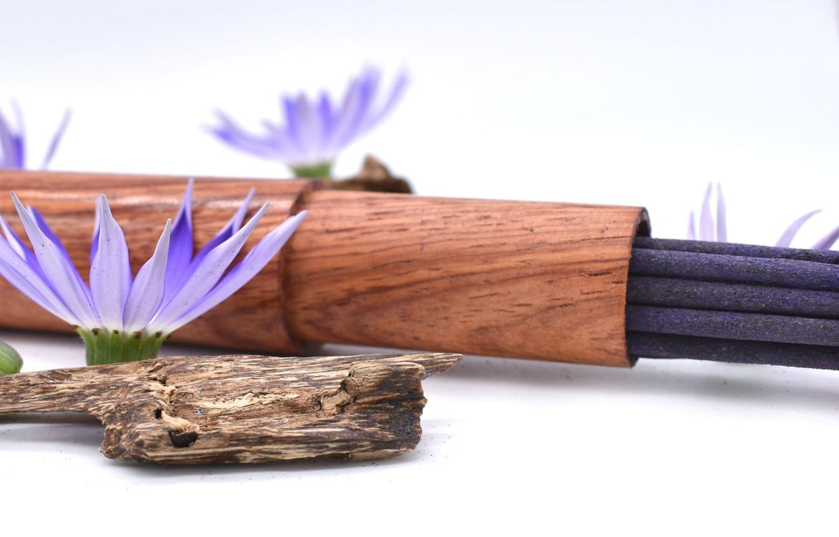 Limited Edition Organic Blue Lotus & Oud (Agarwood) Incense Sticks