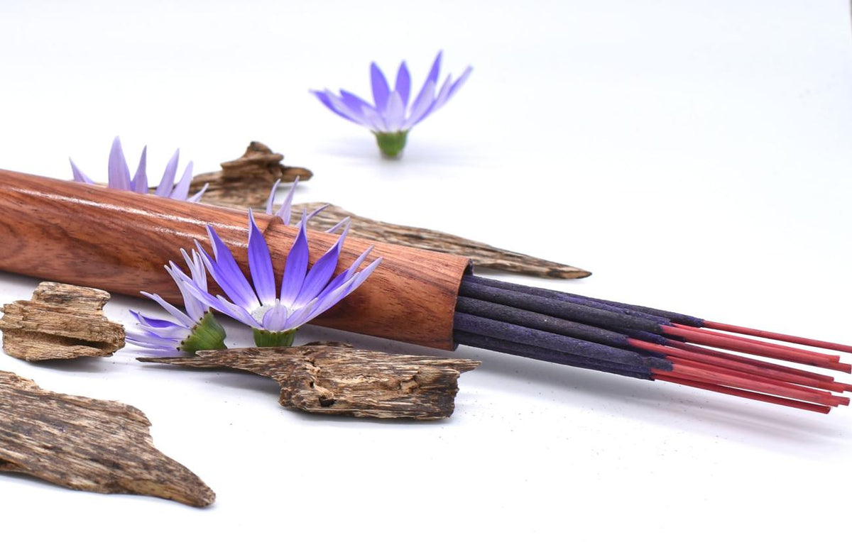 Limited Edition Organic Blue Lotus & Oud (Agarwood) Incense Sticks