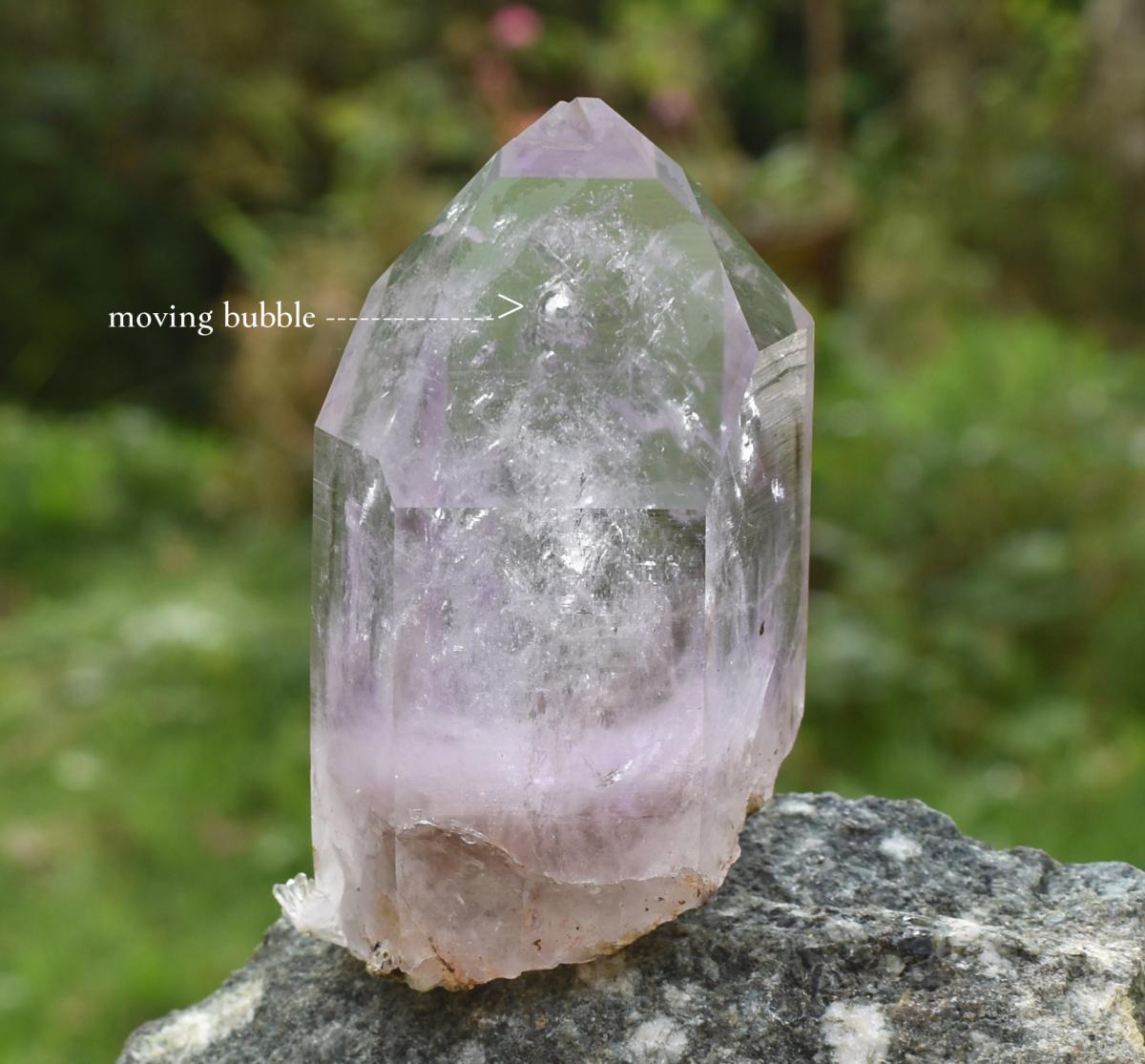 Brandberg Amethyst Flame Enhydro