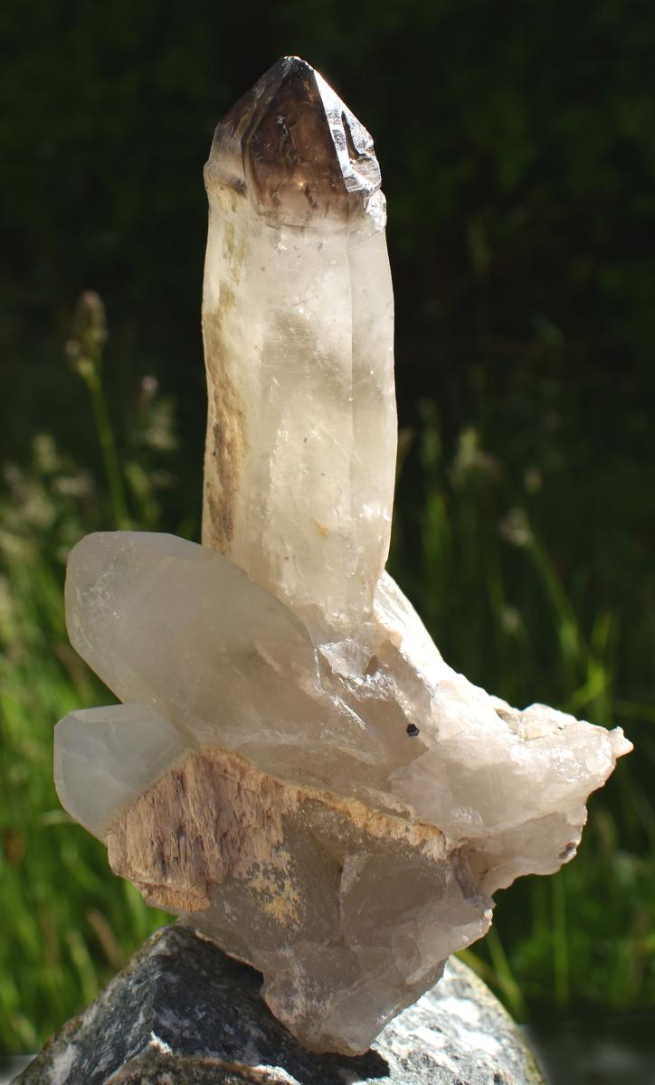 Brandberg Quartz Black Phantom Sceptre Cluster