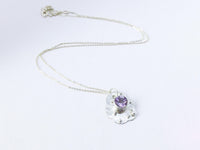 Handmade Amethyst Sterling Silver Pendant