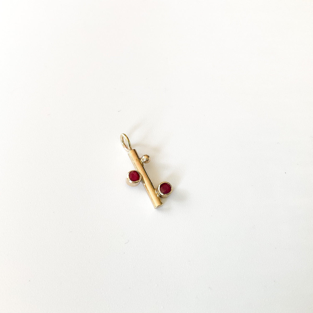 Handmade Ruby Gold Pendant