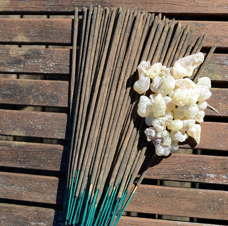 Organic Frankincense Incense Sticks ~  Temple Grade ~ Hand Rolled Luxury Incense
