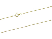 9ct Yellow Gold Diamond Cut Curb Chain
