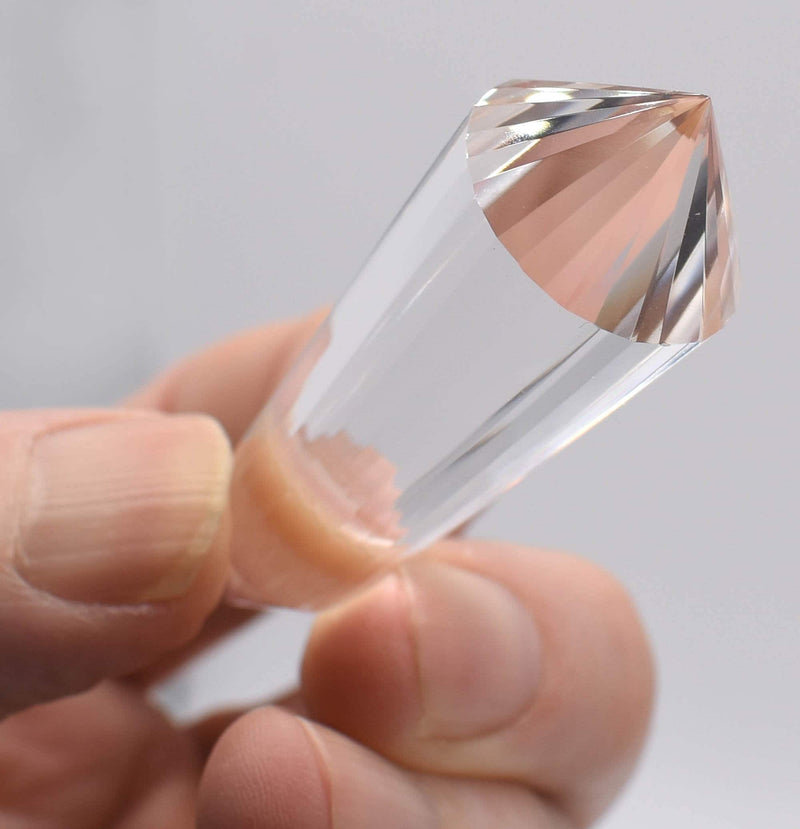 24 Sided Flawless Himalayan Quartz Vogel Wand