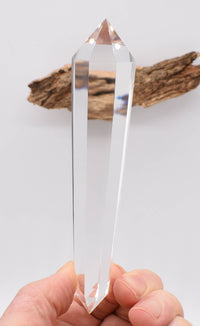 8 Sided Flawless Himalayan Quartz Vogel Wand