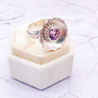 Handmade Ametrine Silver Ring