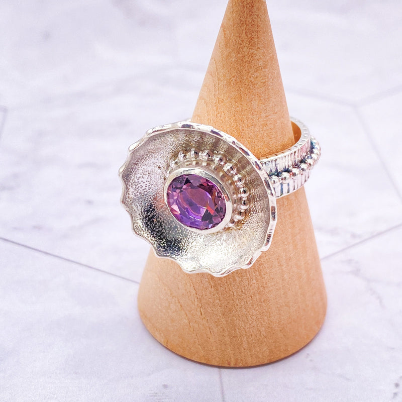 Handmade Ametrine Silver Ring