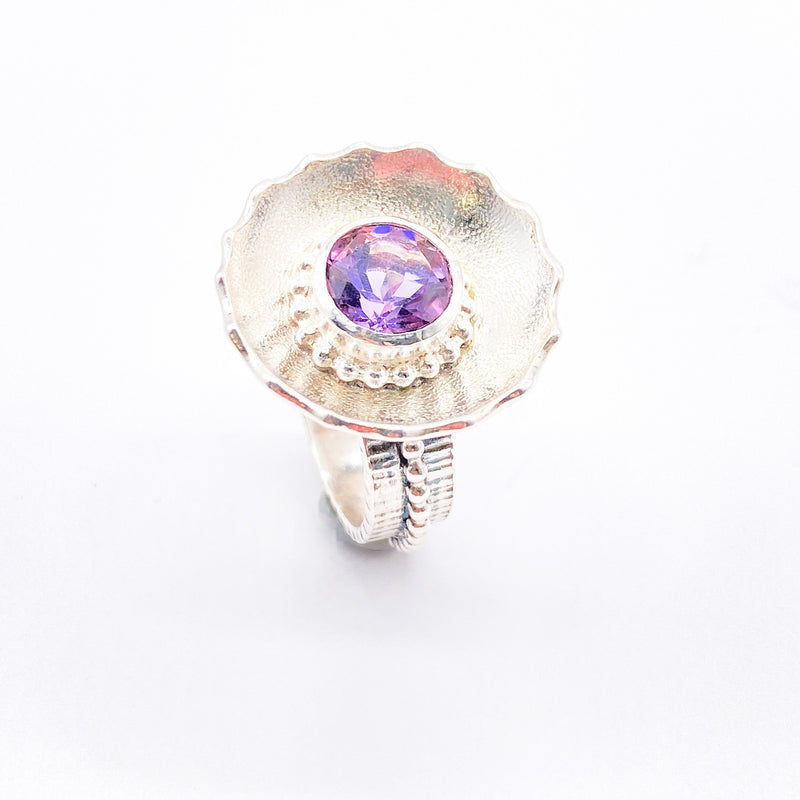 Handmade Ametrine Silver Ring