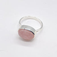 Morganite Sterling Silver Ring