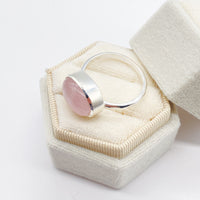 Morganite Sterling Silver Ring