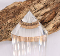 24 Sided Flawless Himalayan Quartz Vogel Wand
