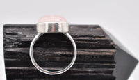 Morganite Sterling Silver Ring - HandMorganite Sterling Silver Ring made